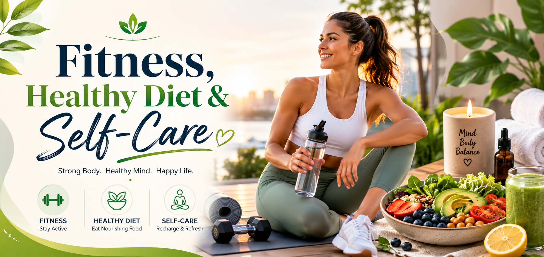 Healthy fitness lifestyle